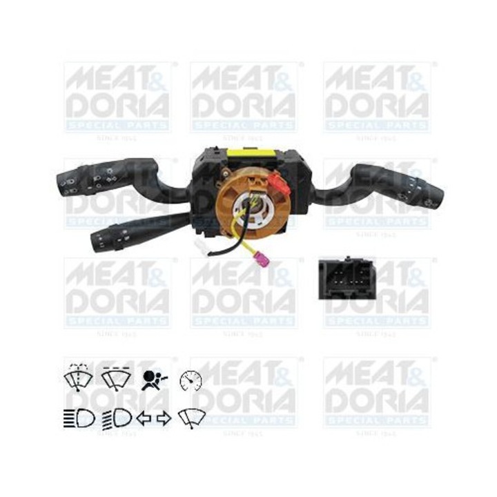 Comutator coloană direcție MEAT & DORIA cu funcție tempomat, lumină viraje, 23798