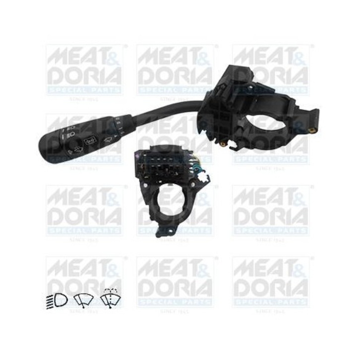 Comutator coloană direcție, MEAT & DORIA, 8 conexiuni, lumină viraje