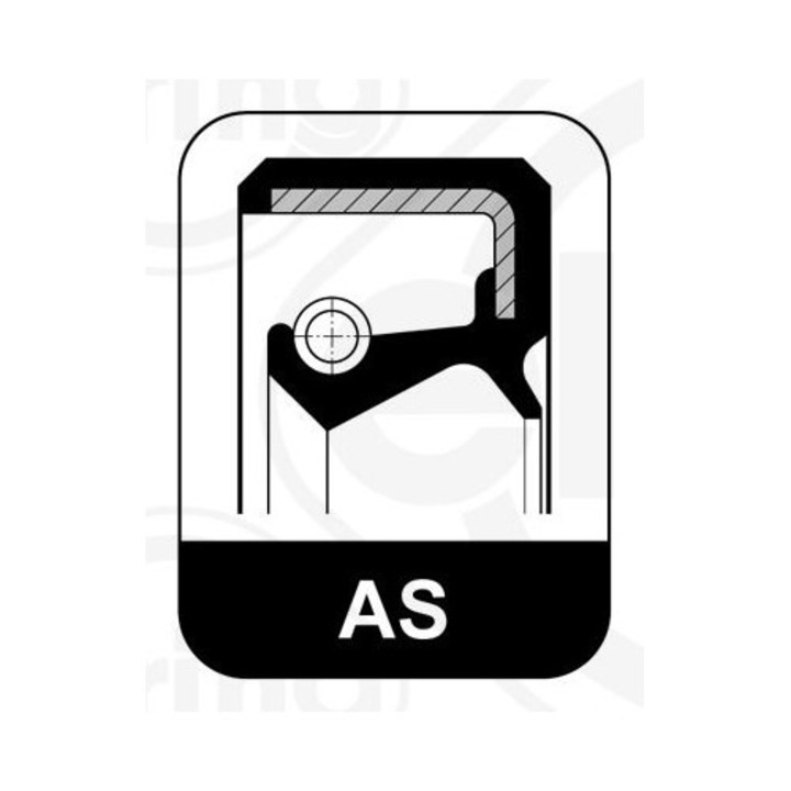 Симеринг диференциал Elring 366609, 45x62x8мм, със защита против прах