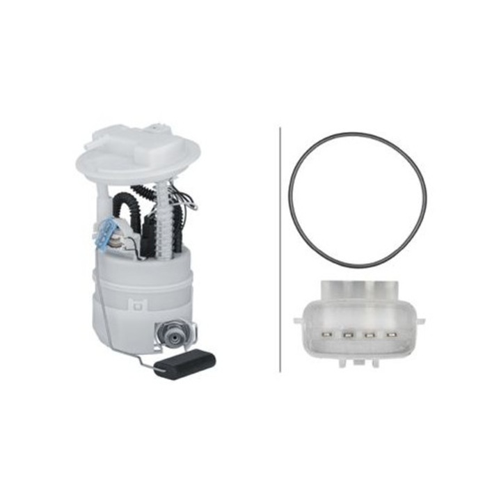 Hella üzemanyag-ellátó rendszer, elektromos, zárt, 12 V, 4 csatlakozó