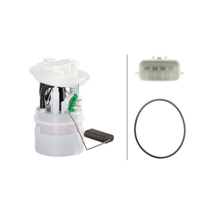 Pompa de combustibil Hella, electrică, 4 conexiuni, Dacia Sandero/Logan, cod 8TF358106671