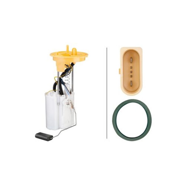 Hella üzemanyagpumpa, elektromos, 5 csatlakozóval, tömítéssel, kód: 8TF358106061