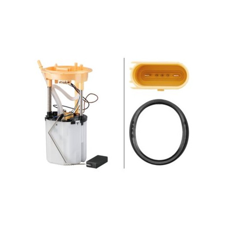 Горивна помпа Hella, електрическа, уплътнение, 5 връзки