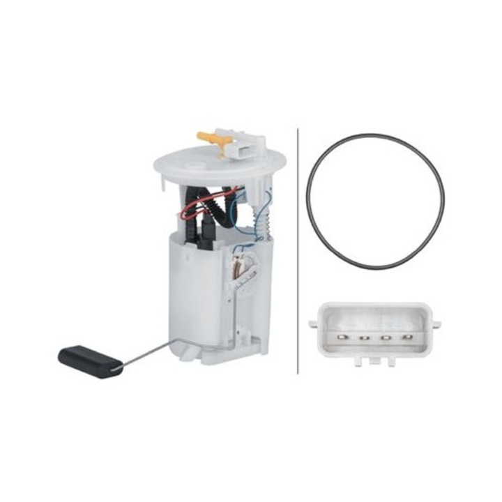 Hella elektromos üzemanyagpumpa, 12V, 4 csatlakozás, készlet