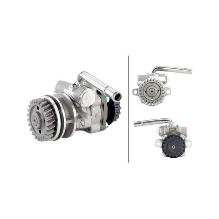 Hella szervokormány-szivattyú, hidraulikus, 110 bar, 23 borda