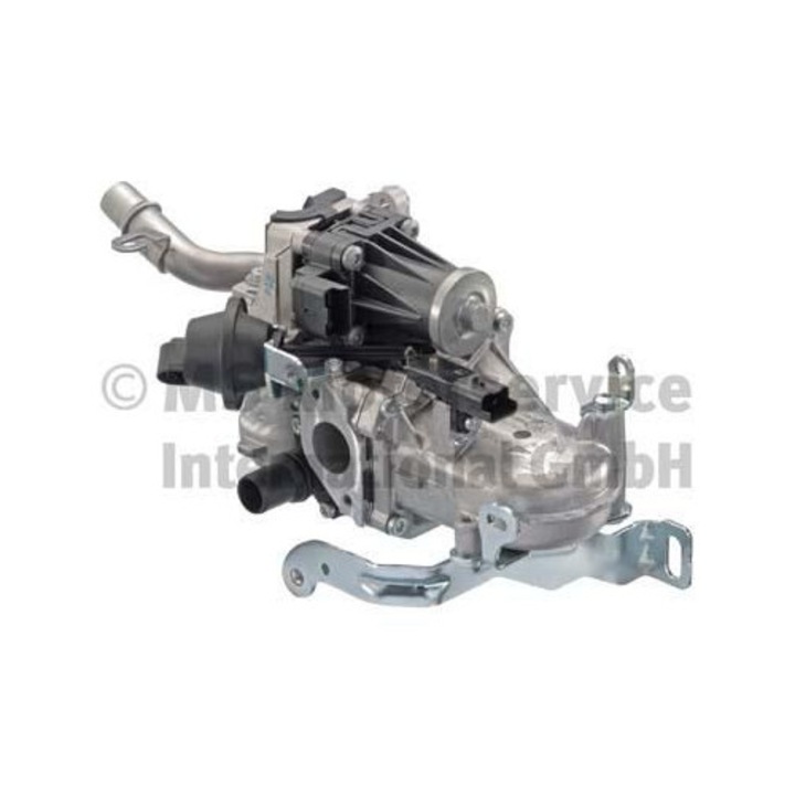 Hűtőradiátor, PIERBURG, alumínium, elektromos, 12V, tömítéssel