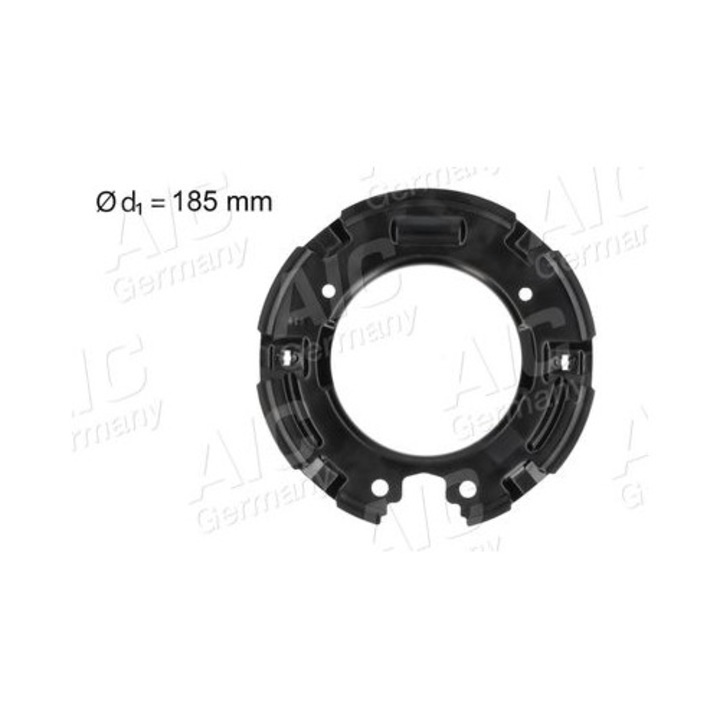 Saboti de frână AIC 75625, 185mm, set, acoperiți cu KTL, tabla de oțel