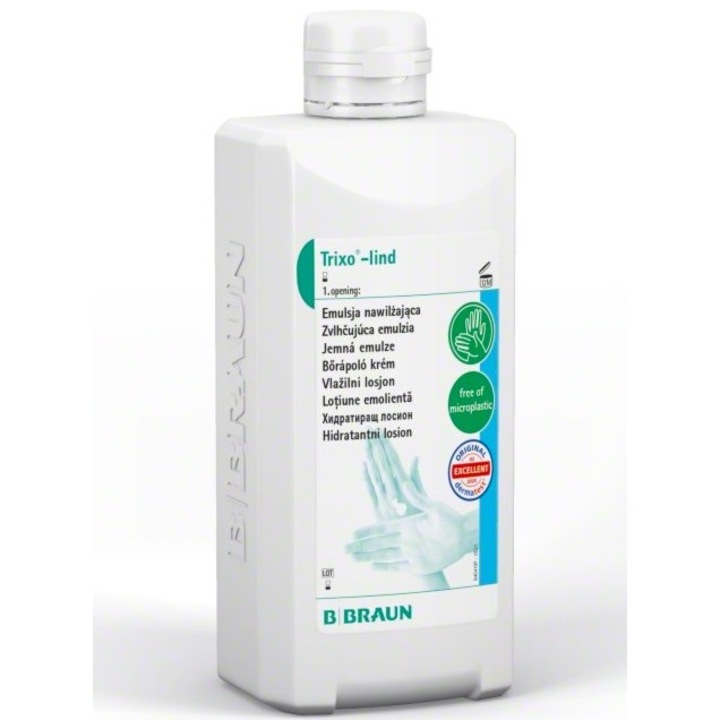 Lotiune piele TRIXO LIND BBraun pentru hidratarea si protectia intensiva a mainilor si a pielii sensibile si uscate 500ml