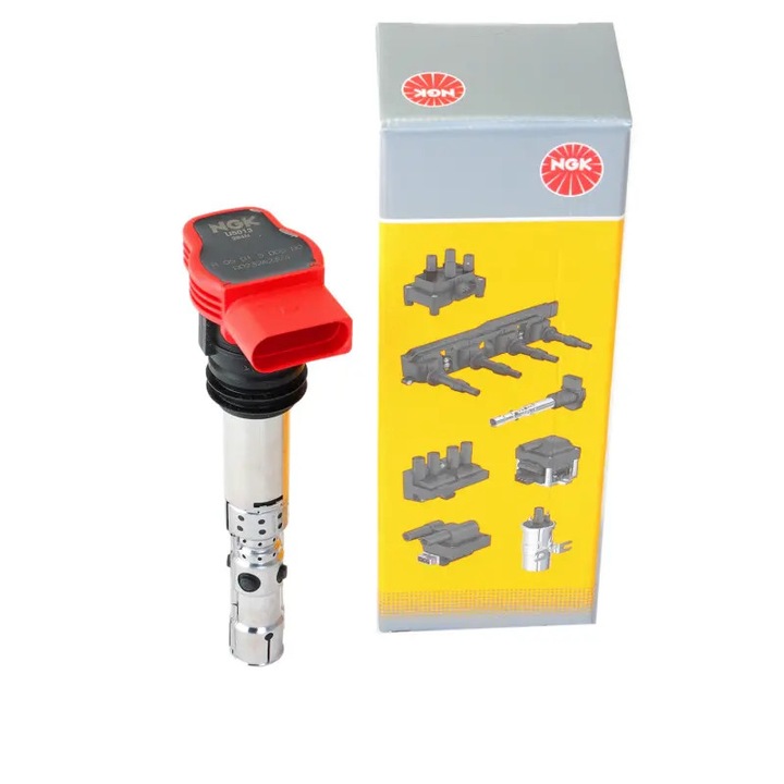 NGK gyújtótekercs, 4 csatlakozás, piros