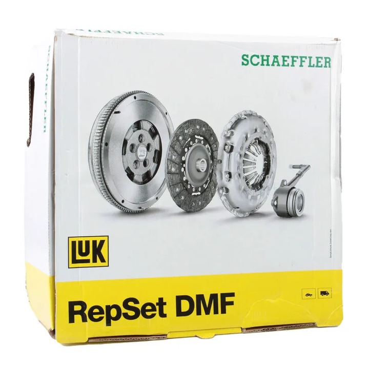 Set ambreiaj LuK, cu rulment de presiune, cu volanta, 8 orificii de fixare