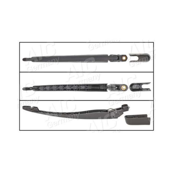 AIC 52387 ablaktörlő kar, 330 mm, borítással, hátsó
