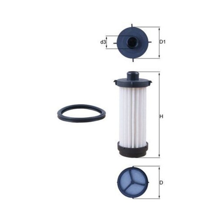 Hidraulikus szűrő, Mahle, betét, 40, 5x101, 5mm