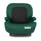 Inaltator auto copii Caretero Irbis I-Size Emerald 125-150 cm, fixare cu isofix, centura de ghidaj, spatar reglabil si detasabil, husa lavabila, cotiere, Certificat R129