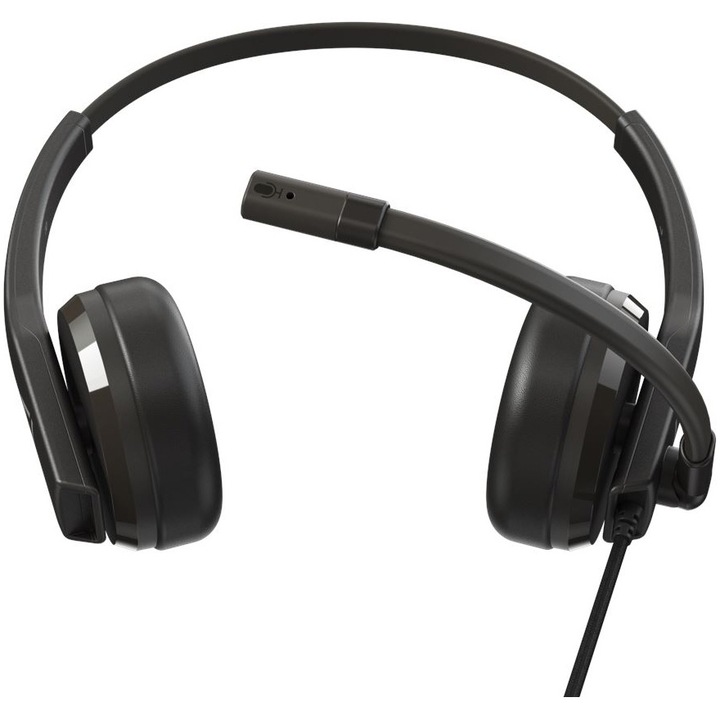 Casti Office CREATIVE HS-230, Microfon, Noise-cancelling, conexiune jack 3.5mm AUX sau USB, adaptor inclus