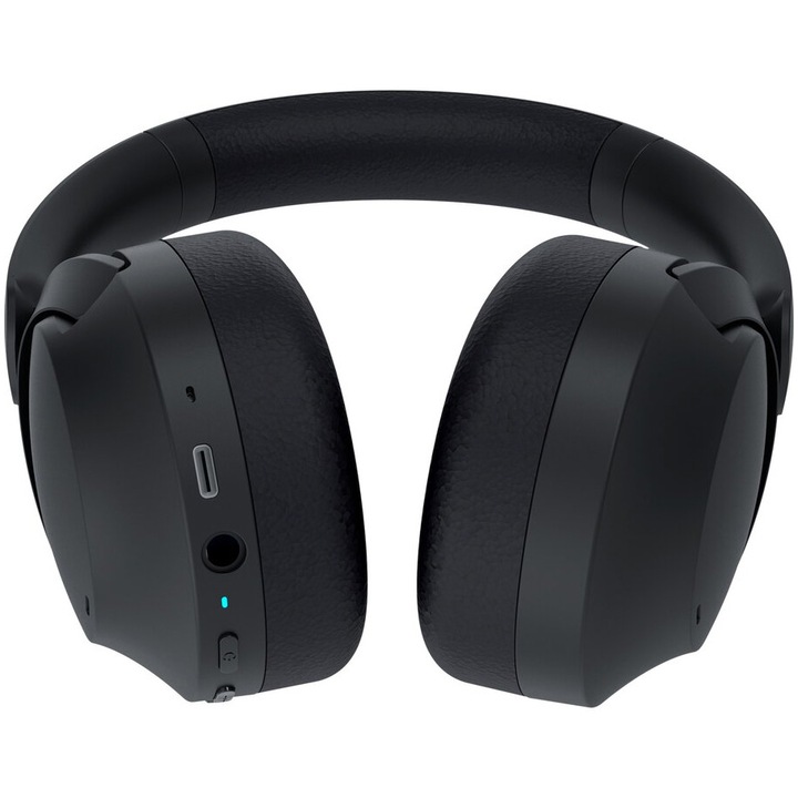 Casti Office fara fir CREATIVE ZEN HYBRID 2, Hybrid ANC, 5 Microfoane, Bluetooth 5.2, Conectare Multipunct, USB-C, negru