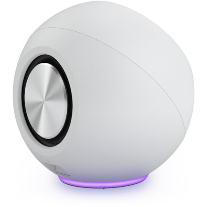 Boxe 2.0 CREATIVE PEBBLE SE, RGB Lighting, Aux, alb