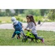 Bicicleta fara pedale 2 in 1, 18+ luni, pneuri si manere de cauciuc, 4 nivele de reglaj pe inaltime, Funny Wheels Rider SuperSport White Limited