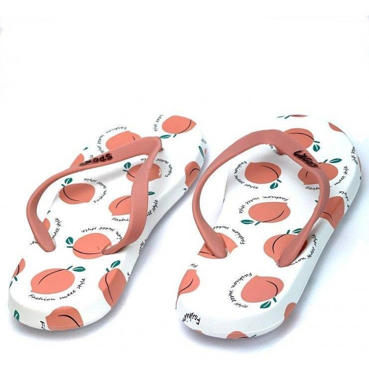 Дамски чехли, джапанки Jomix, прасковени, оранжеви, Оранжев, 41