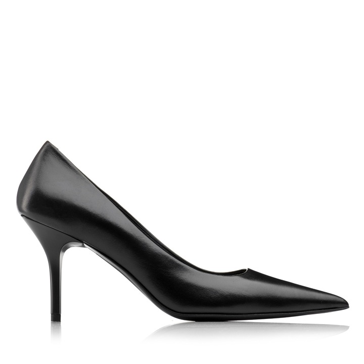 Pantofi dama, Musette, LTD.ED. LUCY A214, Piele naturala, Negru