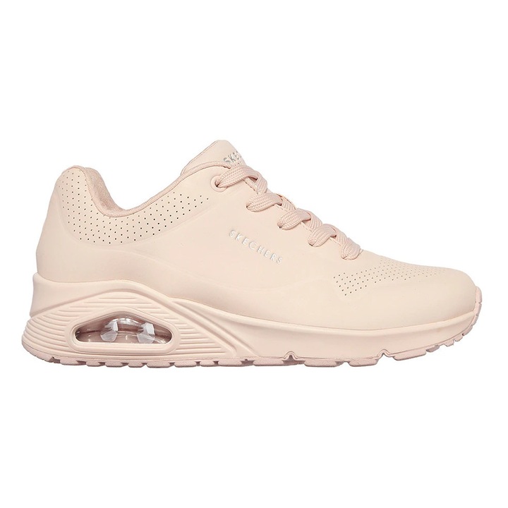 Skechers, Uno Frosty Kicks Hidden Wedge tornacipő, barackszínű, 39.5