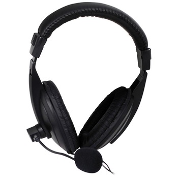 Casca cu microfon Spacer SPK-222, Stereo, 3.5 mm, Negru Casca cu microfon Spacer SPK-222, Stereo, 3.5 mm, Negru