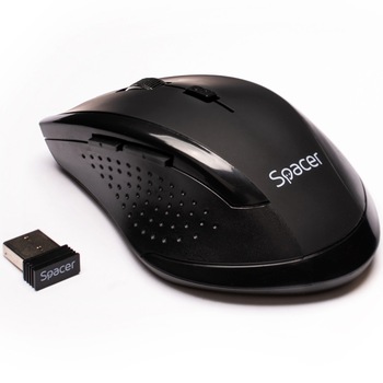 Mouse optic Spacer SPMO-291 wireless, negru