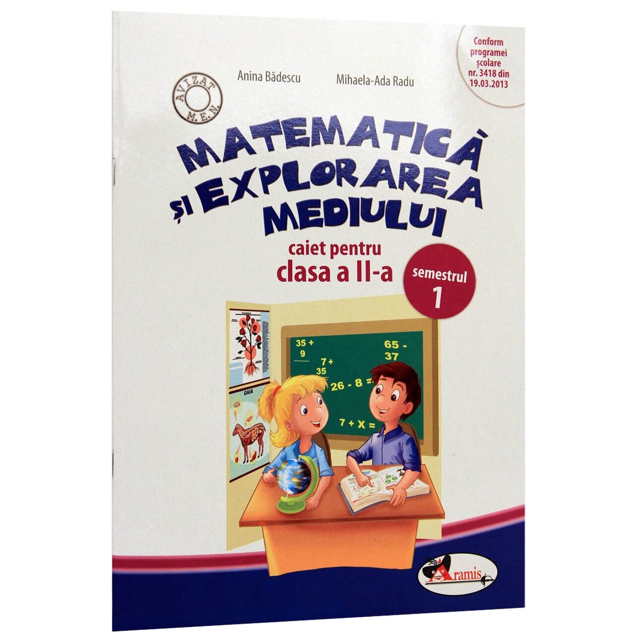 Matematica si explorarea mediului clasa 2 Caiet Sem.1 - Anina Badescu