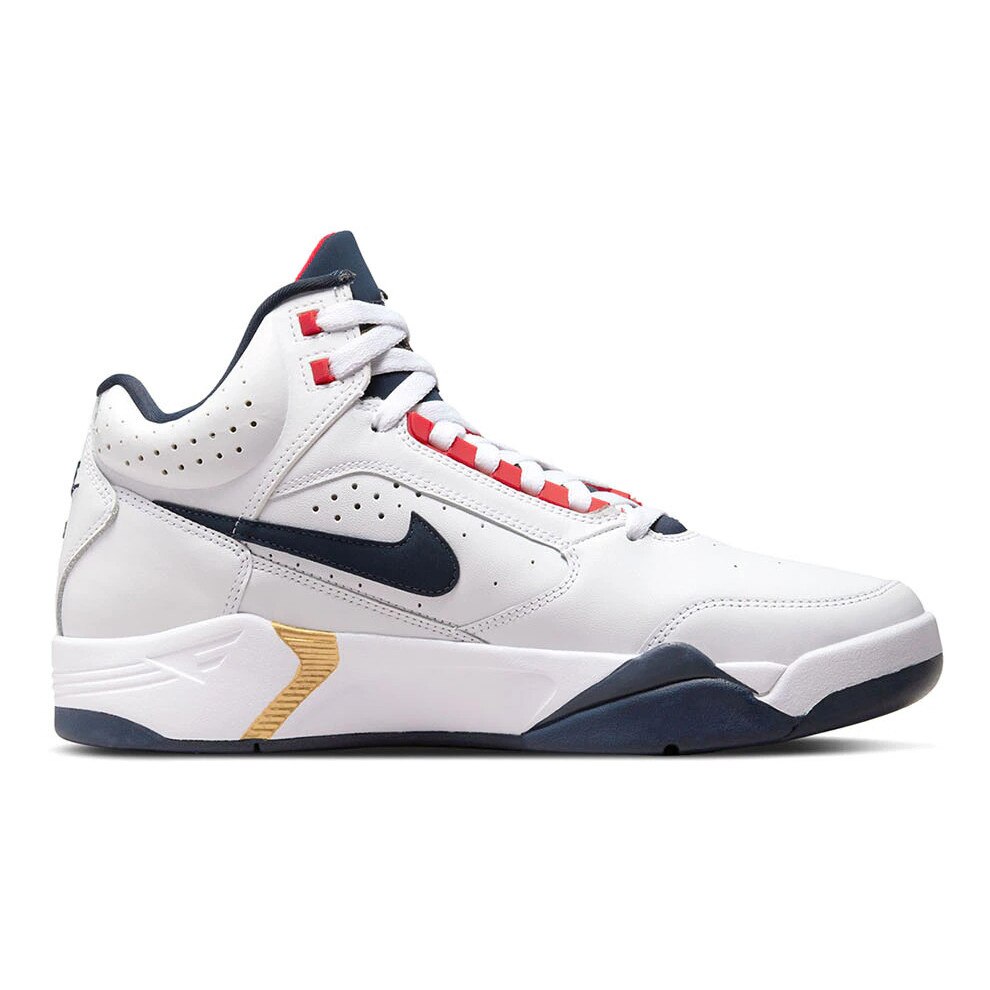 Nike, кожени маратонки Air Flight Lite от среден клас, бели