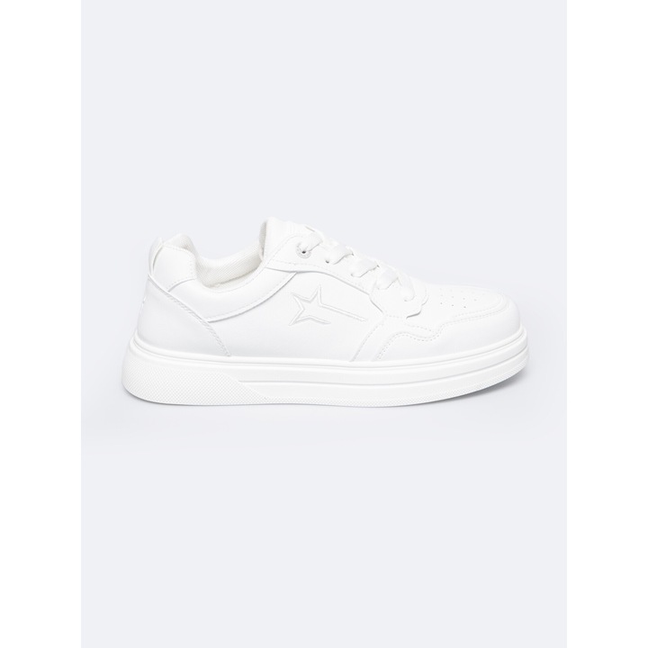 Pantofi sport Big Star, clasici, piele ecologica, Alb