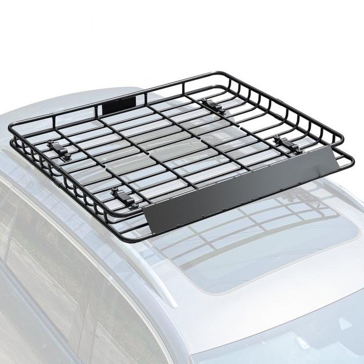 Cos de bagaje auto, pentru portbagaj de plafon, Dimensiuni 109.22 x 127 x 10.4 cm, Material rezistent
