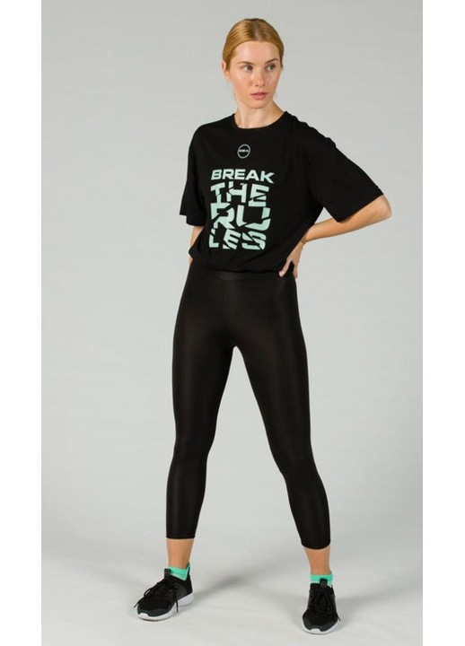 Colanti GSA, Up & Fit, 7/8, material ultra-moale, talie inalta, Negru