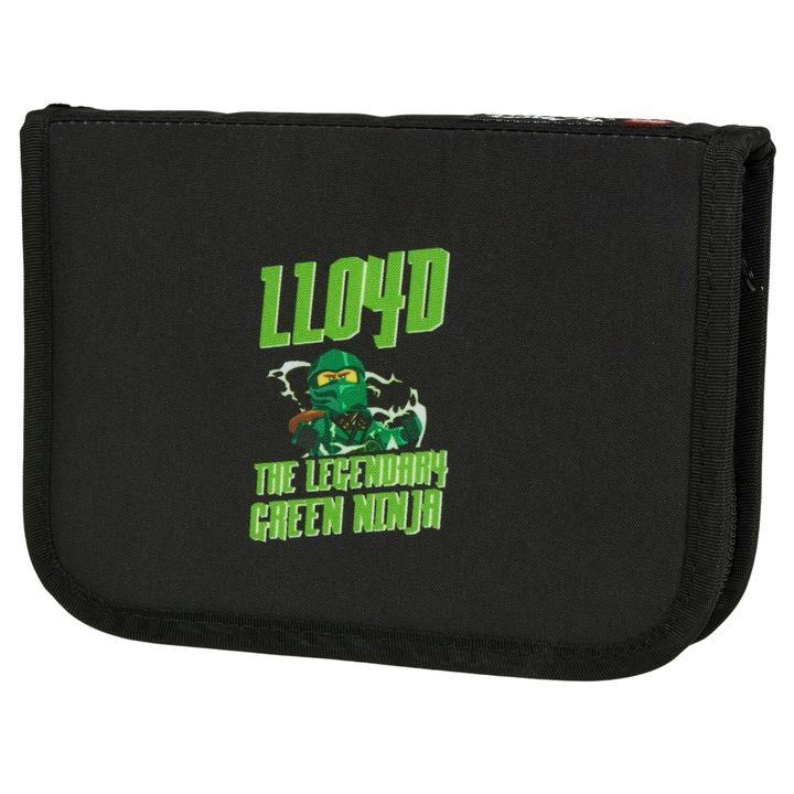 Penar echipat, LEGO Ninjago, 10 creioane colorate, 20x14x4cm