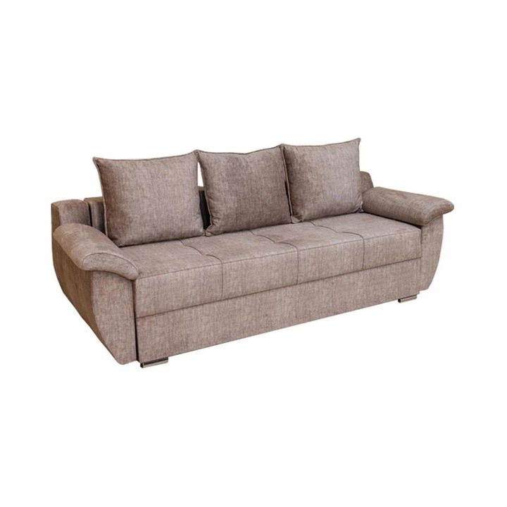 Canapea Extensibila Milano Memory Mini, 240 x 74 x 100 cm, Paradiso Cappuccino