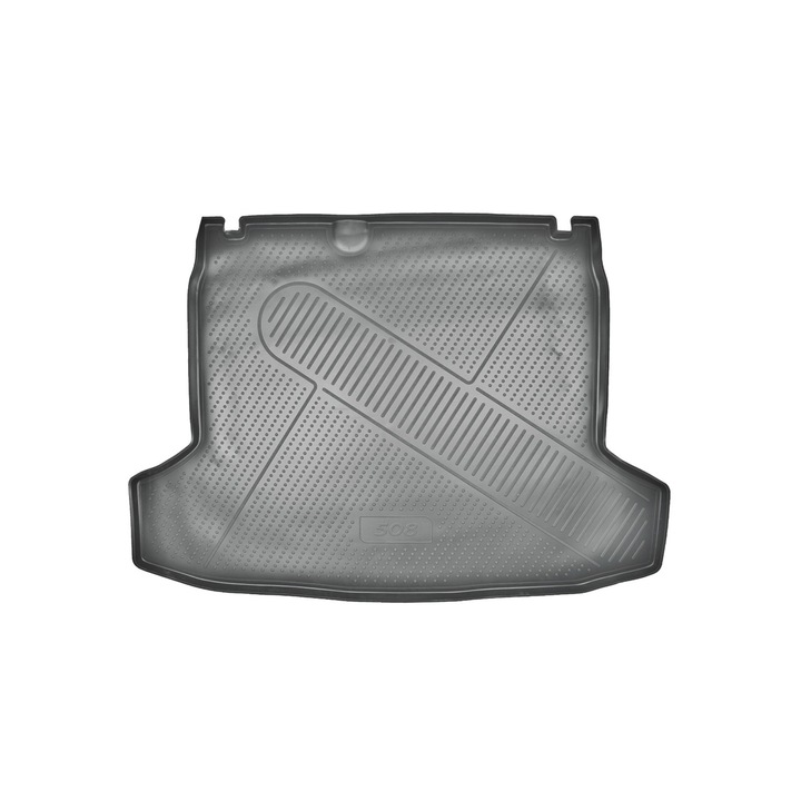 Peugeot 508 I Sedan 2010-2018 modellekhez tervezett tálcás csomagtartó szőnyeg