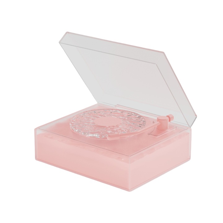 Boxa portabila, Bluetooth 5.3, iluminare RGB, sunet stereo, calitate audio HIFI, 1800mAh, incarcare USB, roz Sakura