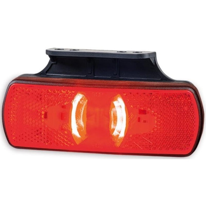 Червена LED лампа Lamiro, 12/24V с фасунга