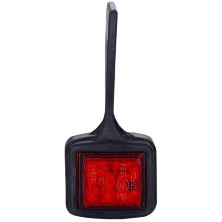 Червена LED лампа Lamira, 12/24V лява