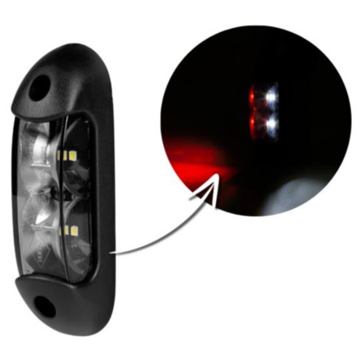 Lampa LED Lamiro, negru, 12/24V universala