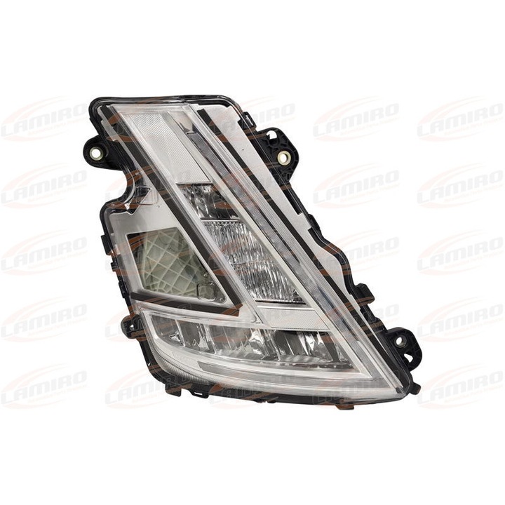 Дясна предна LED фара VOLVO FH5 21, Lamiro, сребриста