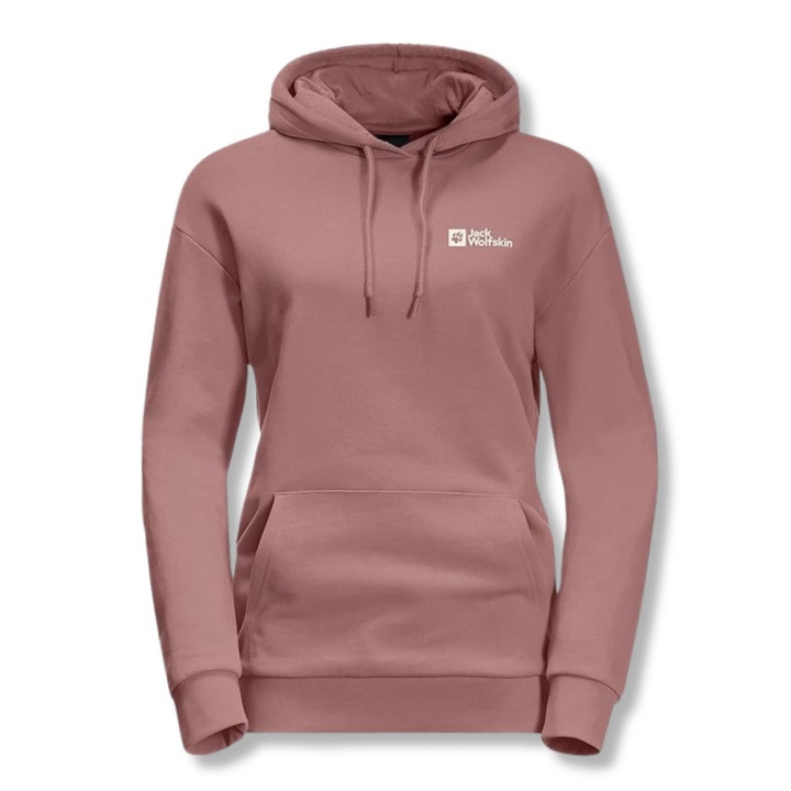 Hanorac sport Jack Wolfskin, bumbac, roz, XL INTL