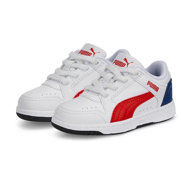 Gyerek sportcipő, Puma Rebound Joy Lo AC, bebújós, szintetikus, fehér