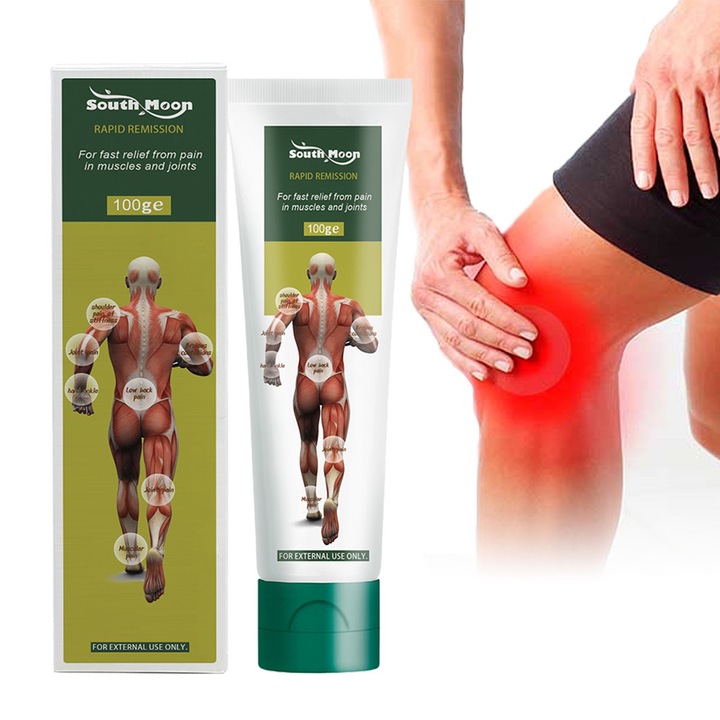 Крем за стави и мускули South Moon - облекчава болки в гърба и ставите