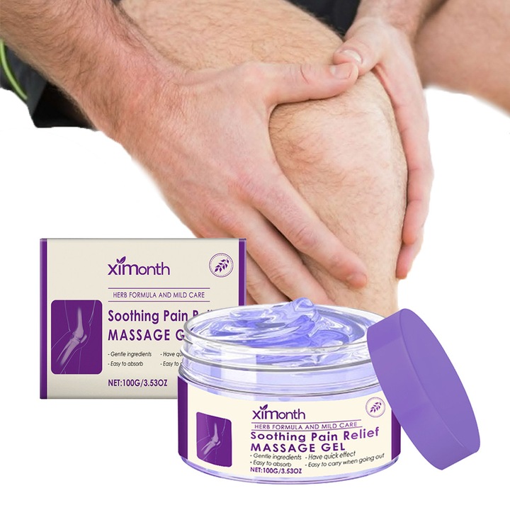 Gel de masaj corporal Ximonth - Pentru ingrijirea zilnica a articulatiilor, genunchi, coate si umeri, gel de uz extern cu textura confortabila