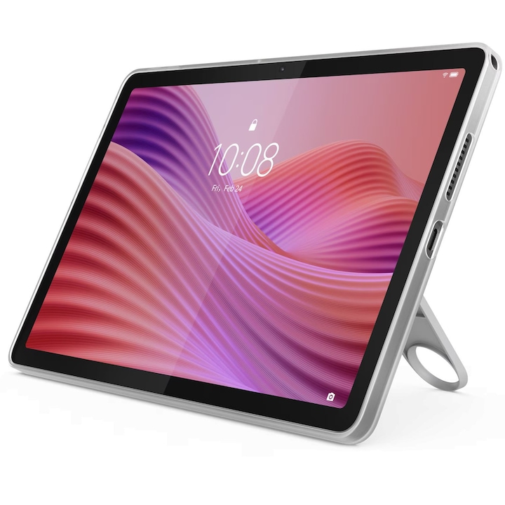 Таблет Lenovo Tab, Luna Grey, Cellular с процесор 2x Cortex-A75 (2.0 GHz) + 6x Cortex-A55 (1.8 GHz), 4 GB, 128 GB, Android 14, Сив
