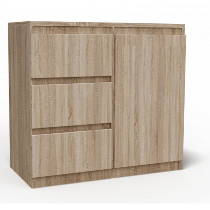 Washington 3S1F Komód Sonoma