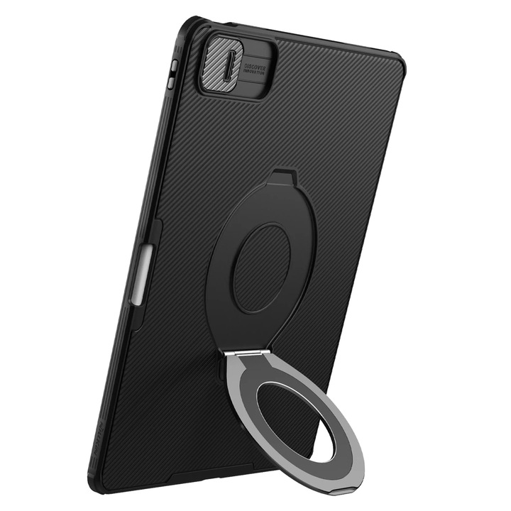 Husa tableta Nillkin CamShield Pad, protectie premium, suport magnetic, neagra, pentru iPad Pro 13 2024