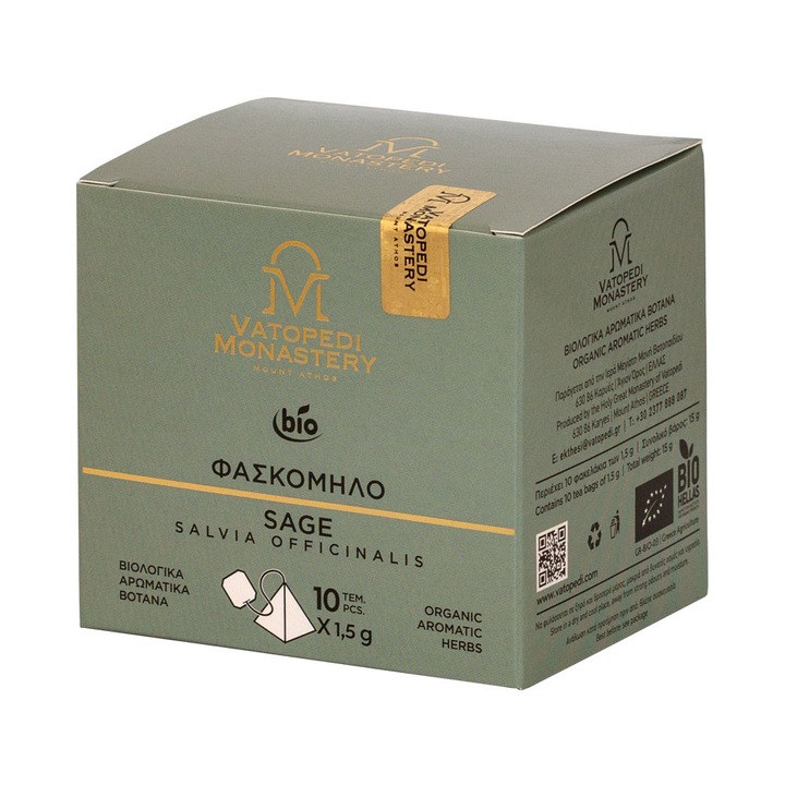 Ceai organic plic - Salvie - Salvia officinalis