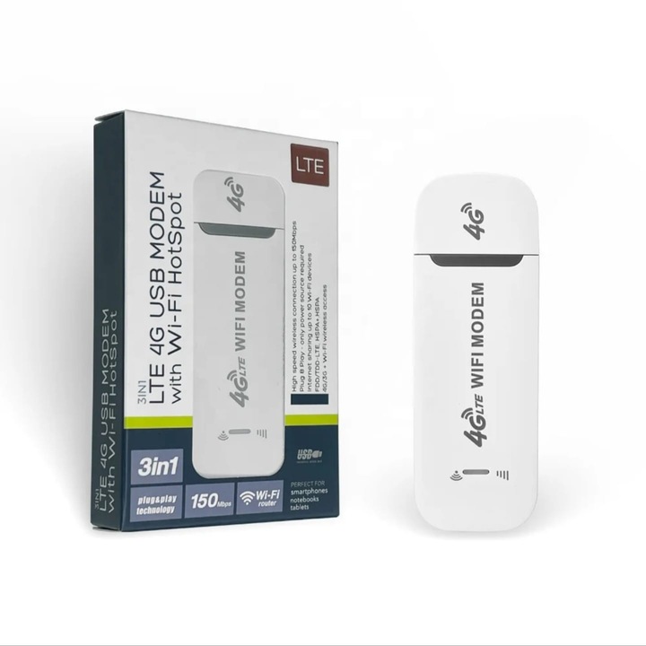 Router Wireless, 150Mbps, alb, 4G/3G