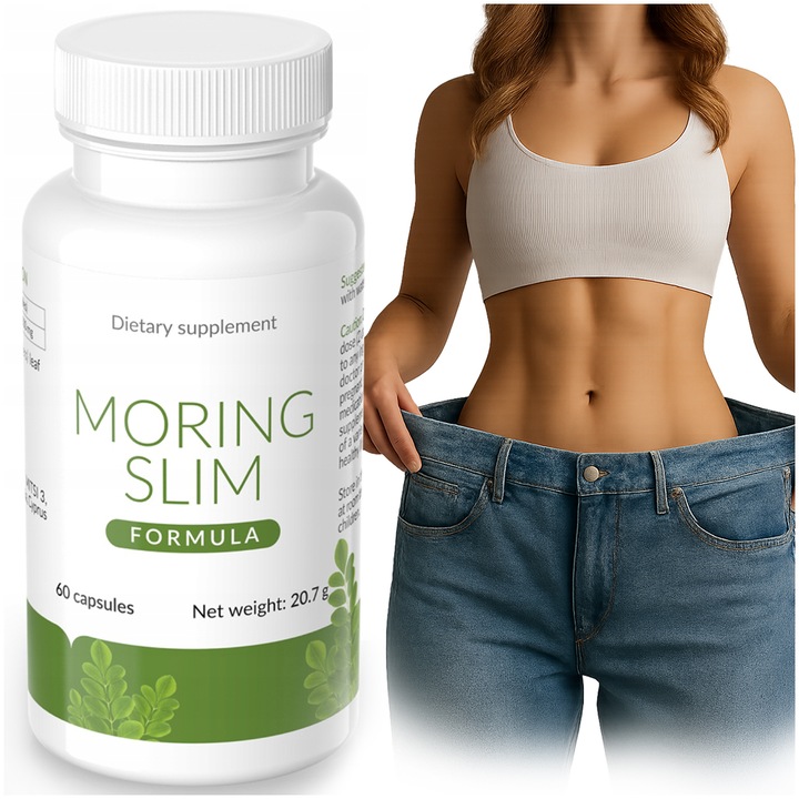 Supliment pentru slabit Moring Slim Formula, controlul apetitului, ardere de grasimi si un nivel ridicat de energie si rezistenta, 60 capsule