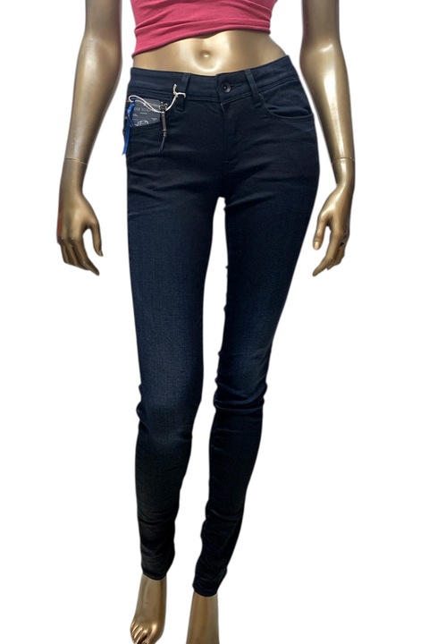 Blugi de dama G-Star RAW Midge Lift Mid Skinny 1644081 16113-31, Talie medie, Picior slim, W28-L34, Bleumarin